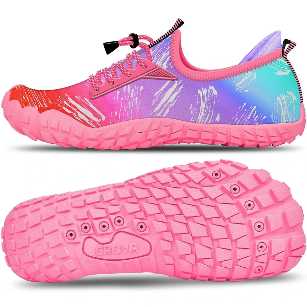 Crova NEW Built-in Heel Grips Water Shoes for Kids Girls